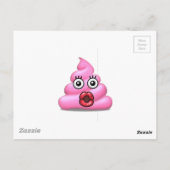 Poop Emoji Briefkaart (Achterkant)