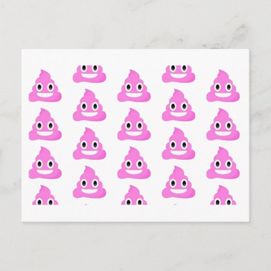 Poop Emoji Briefkaart (Voorkant)
