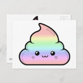 Poop Emoji Briefkaart (Voorkant / Achterkant)