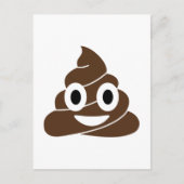 Poop Emoji Briefkaart (Voorkant)