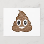 Poop emoji  briefkaart (Voorkant)
