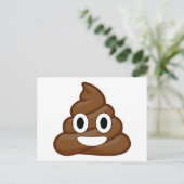 poop emoji briefkaart (Staand voorkant)