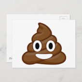 poop emoji briefkaart (Voorkant / Achterkant)