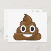 Poop Emoji Briefkaart (Voorkant / Achterkant)