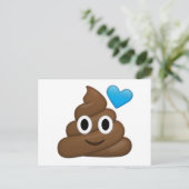 Poop Emoji Briefkaart (Staand voorkant)