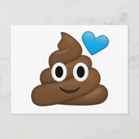 Poop Emoji Briefkaart (Voorkant)