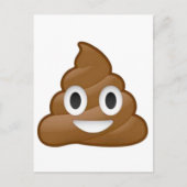 Poop emoji briefkaart (Voorkant)