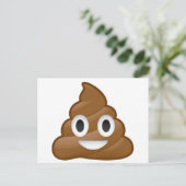 Poop emoji briefkaart (Staand voorkant)