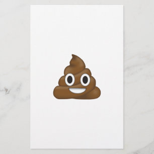 Poop emoji briefpapier