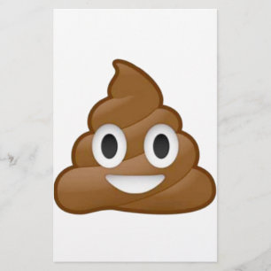 Poop emoji briefpapier