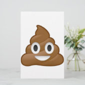 Poop emoji briefpapier (Staand voorkant)