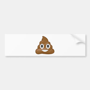 Poop emoji bumpersticker
