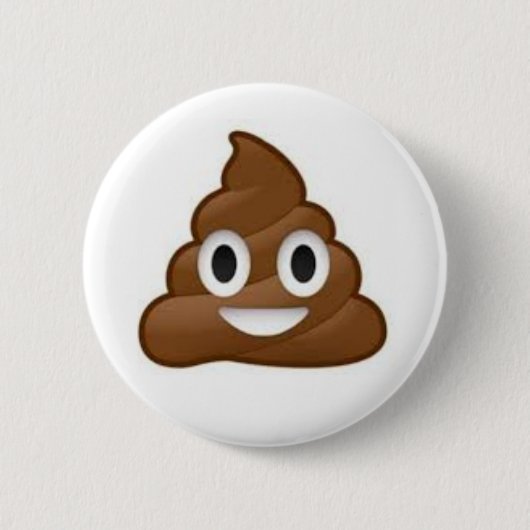 Poop Emoji Button (Voorkant)