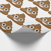 Poop emoji cadeaupapier (Hoek)