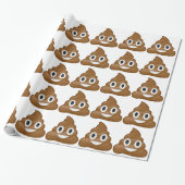 Poop emoji cadeaupapier (Uitgerold)