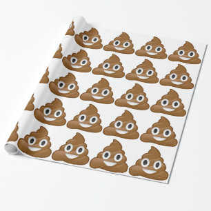 Poop emoji cadeaupapier