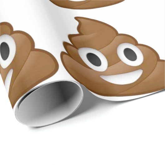 Poop emoji cadeaupapier (Rol Hoek)