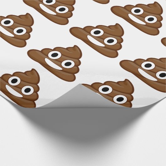 poop emoji cadeaupapier (Hoek)