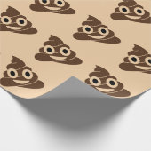 Poop Emoji Cadeaupapier (Hoek)