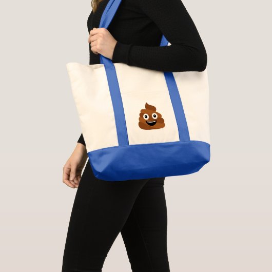 Poop Emoji Canvas tas (Voorkant (product))