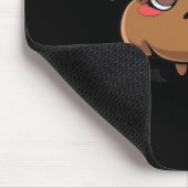 Poop Emoji Chibi Sticker Muismat (Hoek)
