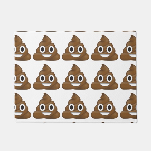 Poop emoji deurmat (Voorkant)