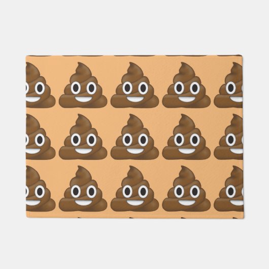 Poop emoji deurmat (Voorkant)