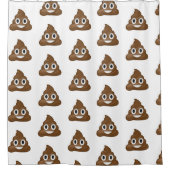 Poop emoji douchegordijn (Voorkant)