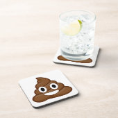 poop emoji drankjes onderzetter (Rechterzijde)