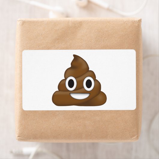 Poop Emoji Etiket (Insitu)