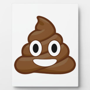 poop emoji fotoplaat