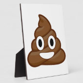 poop emoji fotoplaat (Zijkant)