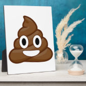poop emoji fotoplaat (Zijkant)