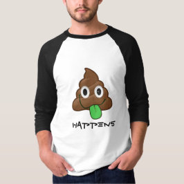 poop emoji geluksgroen bier st patricks dag grappi t-shirt