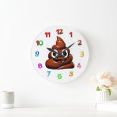 Poop emoji grote klok (Huis)