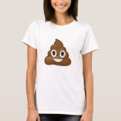 Poop Emoji Ice Cream Tee Shirt (Voorkant)