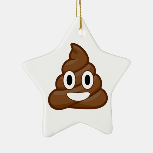 poop emoji keramisch ornament (Rechts)