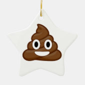 poop emoji keramisch ornament (Voorkant)