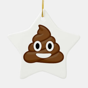 poop emoji keramisch ornament