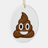poop emoji keramisch ornament (Rechts)
