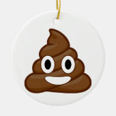 poop emoji keramisch ornament (Voorkant)