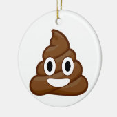 poop emoji keramisch ornament (Links)