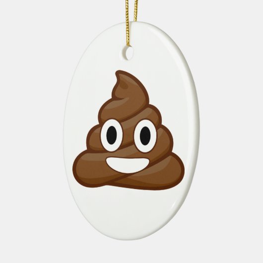 poop emoji keramisch ornament (Links)