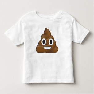 Poop emoji kinder shirts