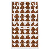 Poop emoji klein cadeauzakje (Achterkant)