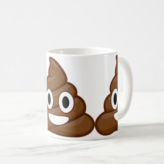 poop emoji koffiemok (Voorkant rechts)