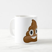 Poop emoji koffiemok (Voorkant links)