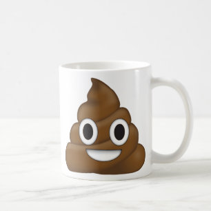 Poop emoji koffiemok