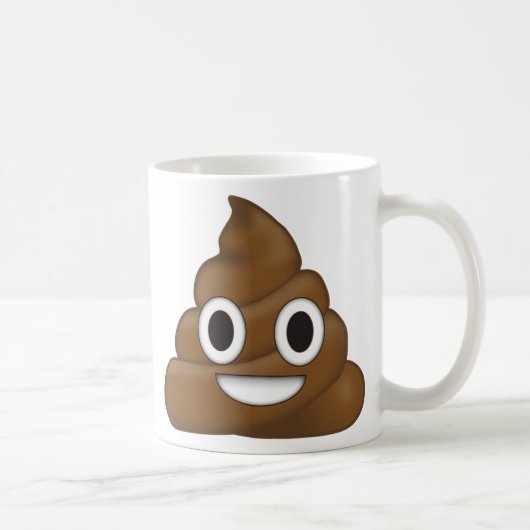 Poop emoji koffiemok (Rechts)