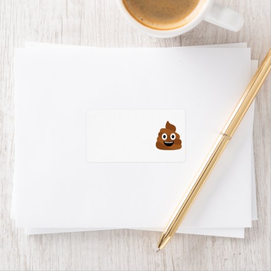 Poop Emoji Label (Insitu)
